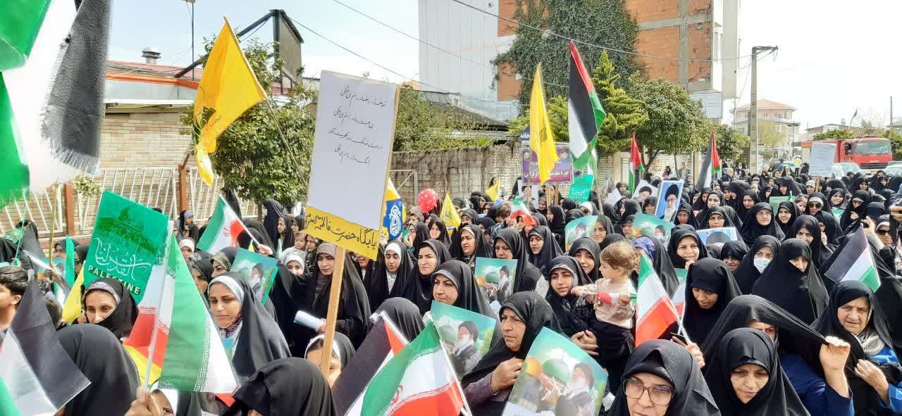 برگزاری راهپیمایی روز قدس در میاندورود 