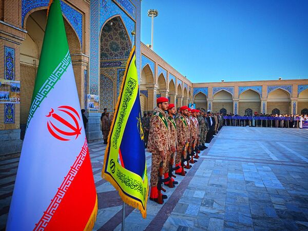 نمایش اقتدار بسیج با حضور مسئولین کشوری