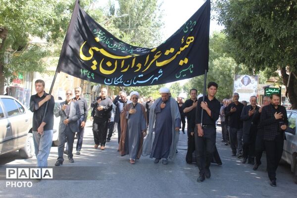 جاماندگان اربعین در ملکان؛ هم‌قدمی با کاروان عشق حسینی