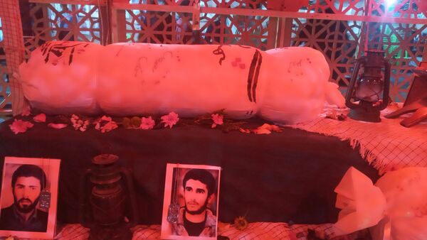 مراسم یادواره شهدا در روستای قراخیل قائمشهر