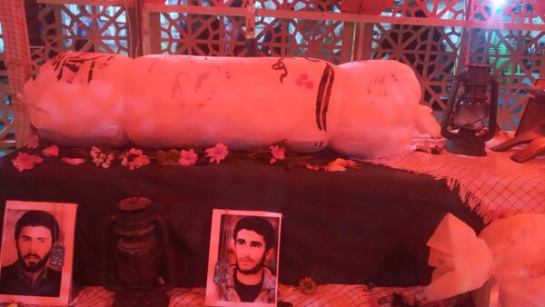 مراسم یادواره شهدا در روستای قراخیل قائمشهر