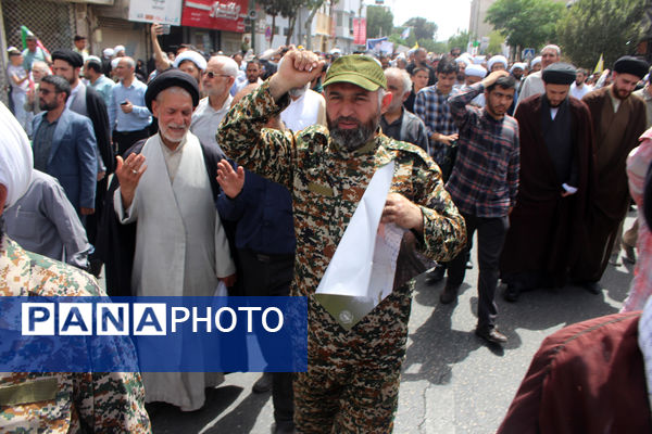 جلوه های حماسی خشم و انزجار مردم قم از جنایات رژیم صهیونیستی 