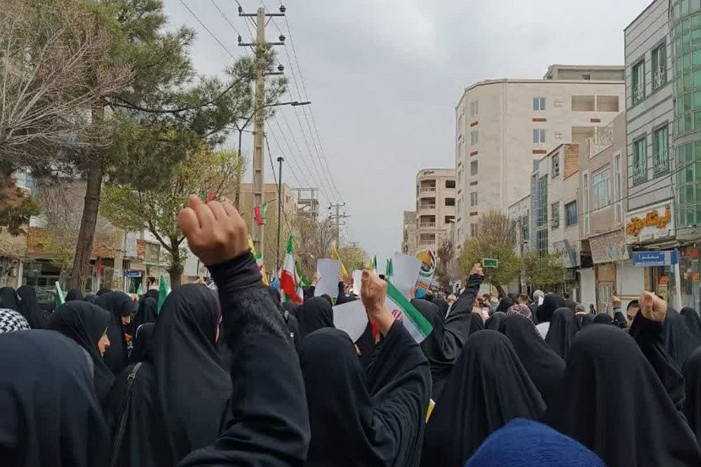 راهپیمایی باشکوه روز قدس توسط اقشار مردم صباشهر شهریار