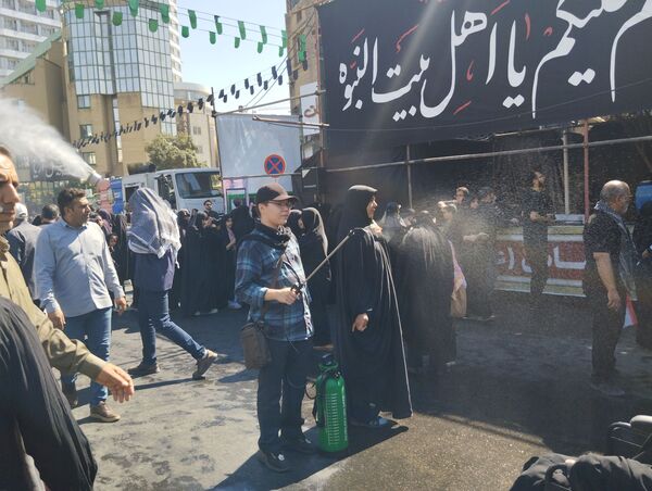 حضور جاماندگان اربعین حسینی در جوار امام مهربانی‌ها