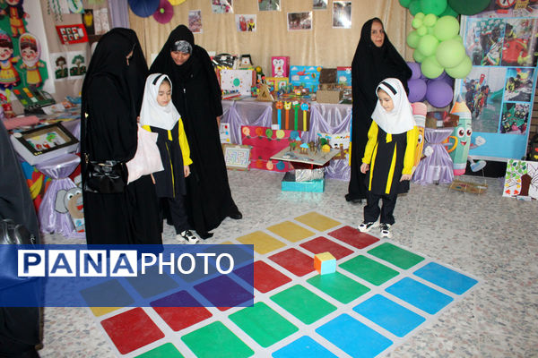 نمایشگاه طرح جابر در مدرسه باباییان ناحیه یک قم