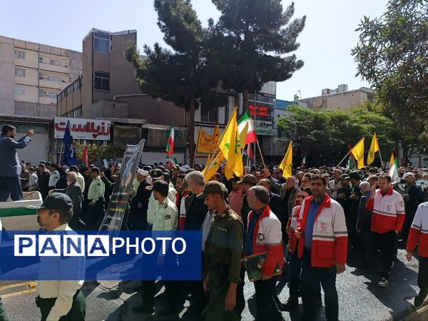 بزرگداشت یاد سید حسن نصرالله در تربت حیدریه 