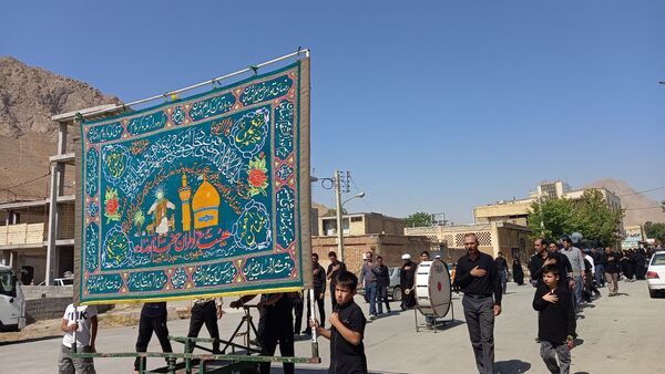 خیابان‌های بن، رنگ ماتم گرفت: تشییع نمادین پیکر امام هشتم