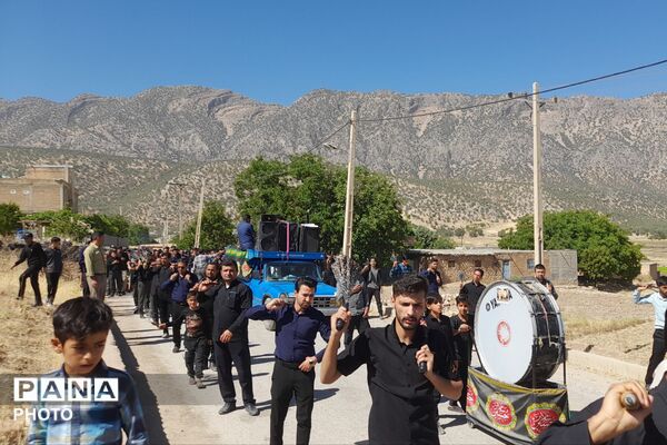 طنین «یا حسین» در آستان امامزاده قنبر عبدال
