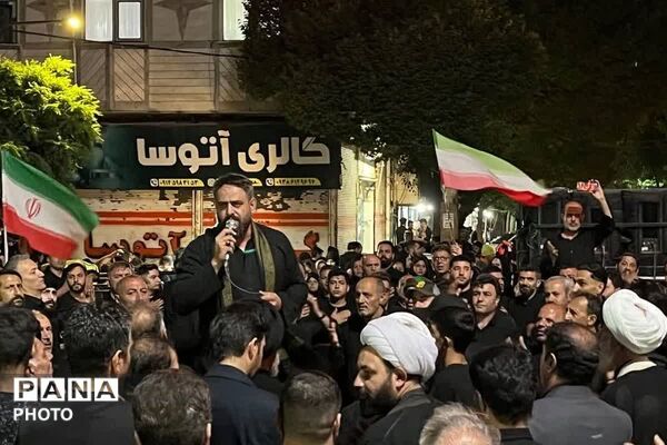 تجمع مردمی شهر صباشهر همزمان با مراسم شام غریبان  