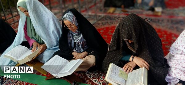 مراسم پر فیض دعای عرفه در مسجد چهارده معصوم الغدیر باحضور مردم 