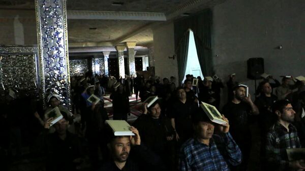 برگزاری مراسم شب قدر در امامزاده بی بی سکینه صفادشت 