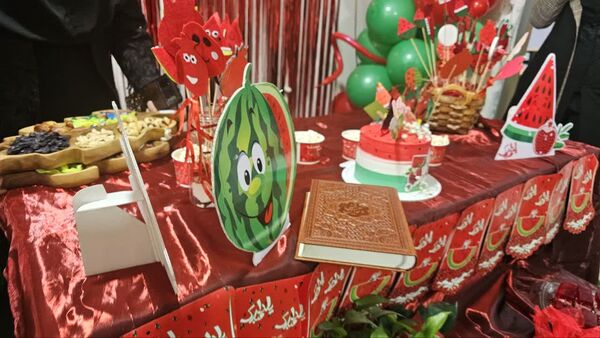 جشن یلدایی در مدرسه دکتر عسکریان یاسوج