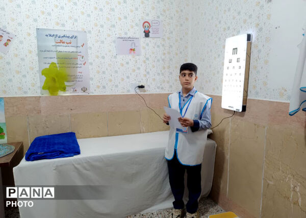 افتتاح اتاق بهداشت در مدرسه جیحون شهرستان خاتم