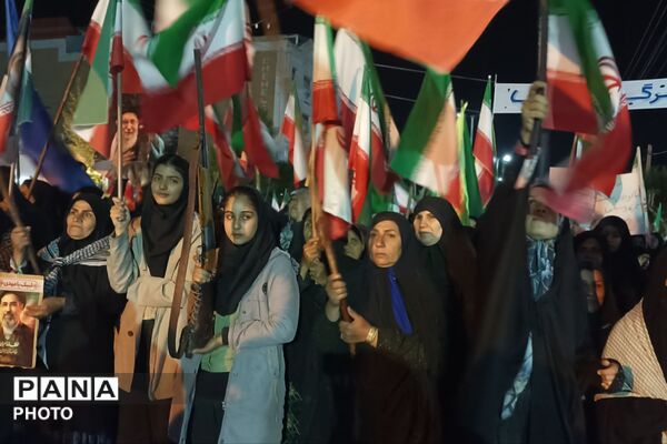  لردگان یک صدا و یک‌دل، جانم فدای رهبر