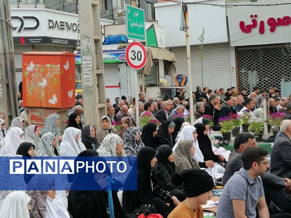 نماز عید فطر در شهرستان آبیک