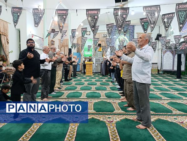 عزاداری سالروز شهادت امام حسن عسکری (ع) در مسجد صاحب‌الزمان آشخانه