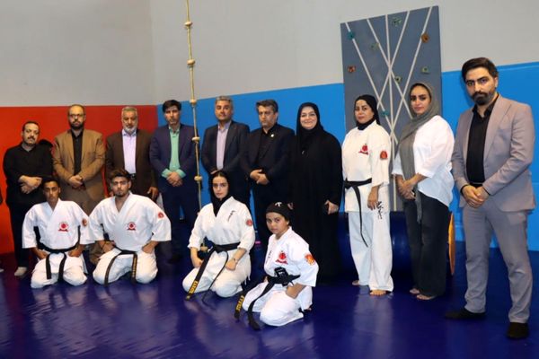 آیین افتتاح کلاس ورزش مدرسه ۲۲ بهمن روستای مندکان شهرستان پاکدشت  