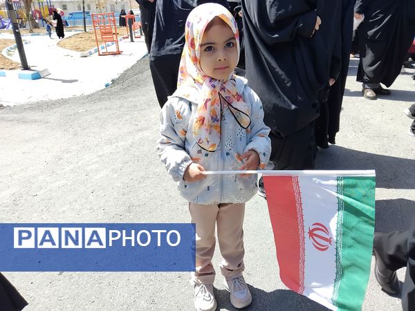 شهر وردنجان یک‌صدا به حمایت از فلسطین برخاست