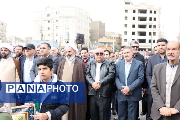 حماسه حضور مردم غیور باقرشهر و کهریزک در راهپیمایی ۲۲بهمن