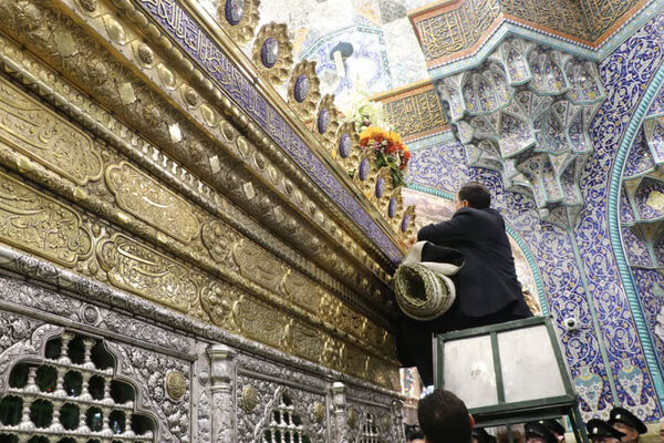 آیین سیاهپوشان حرم مطهر حضرت فاطمه معصومه(س)