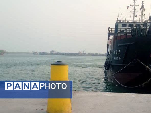 جلوه‌ای از زیبایی اسکله بندر چارک