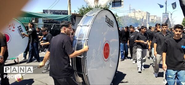 شور حسینی در شهر جعفریه قم 