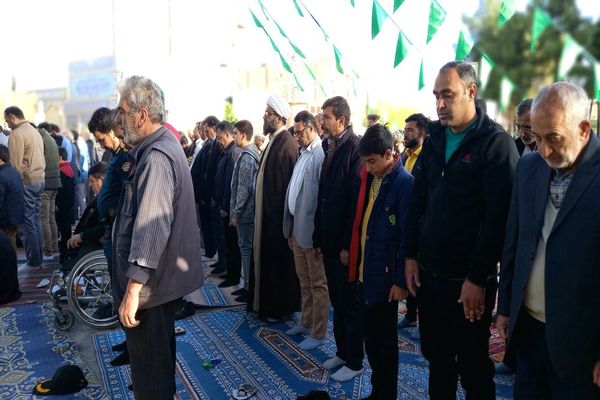 شکرانه توحید؛ نماز عید فطر در نجف‌آباد