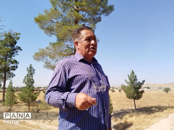 بازدید خبرنگاران پانا از باغ نشاط نیشابور 