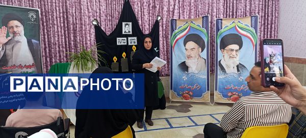 مراسم عزاداری در مدرسه استثنایی ولایت