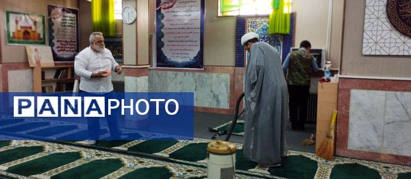 آیین غبارروبی نمازخانه های ناحیه چهار مشهد 
