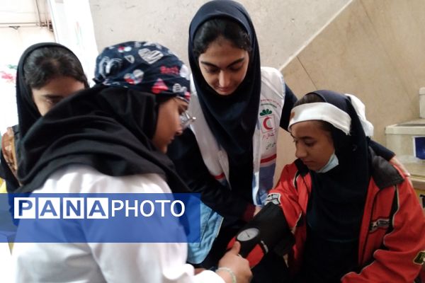 اجرای مانور زلزله و ایمنی در مدارس ناحیه 3 شیراز 