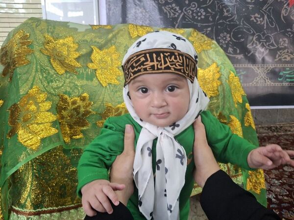 همایش شیر خوارگان حسینی در جم
