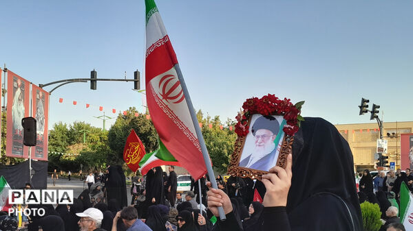 اجتماع بزرگ عزاداران امام شهید آیت‌الله العظمی سید‌علی حسینی خامنه‌ای «ره» در میدان امام حسین«ع»اصفهان