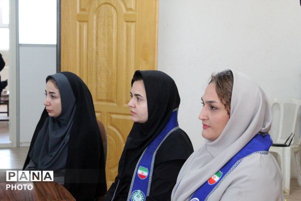 مراسم سالروز تاسیس سازمان دانش آموزی در خراسان شمالی