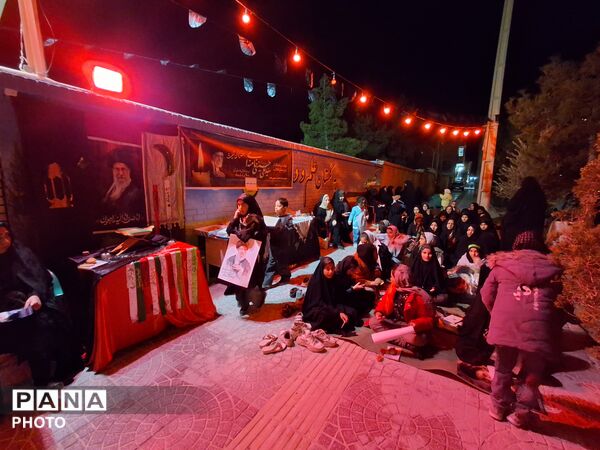 موکب شجره طیبه در دبستان دخترانه علمدارحسینی تفت