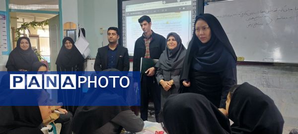 بازدید استانی کارشناس بهداشت از دبیرستان شهید محمدی پور