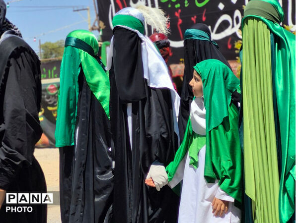 حضور مردم قادرآباد در آیین‌های عزاداری محرم