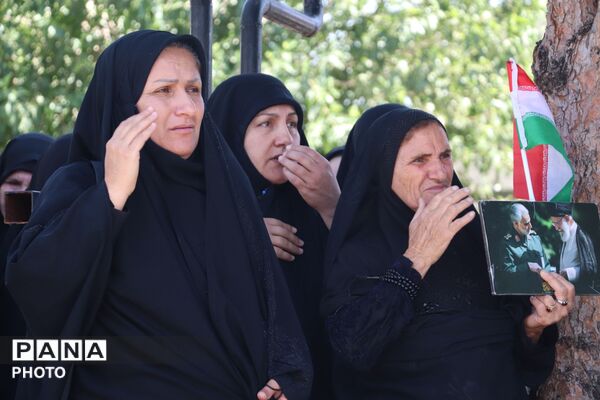باشت غرق در عطر عاشورا و یاد حسین(ع)