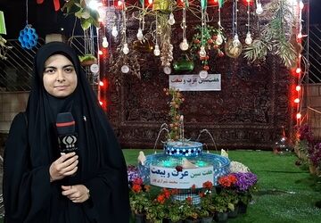 هنرنمایی هنرمندان قم در موکب «جان من، ایران من»