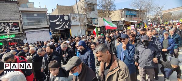 لبیک مردم شهرستان شیروان به رهبری با حضور باشکوه در راهپیمایی روز قدس