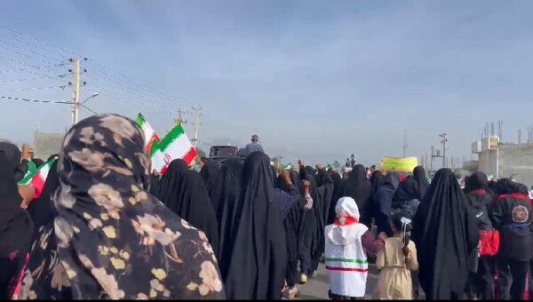 راهپیمایی ۲۲ بهمن ماه در دهستان‌های آبنما و خراجی رودان