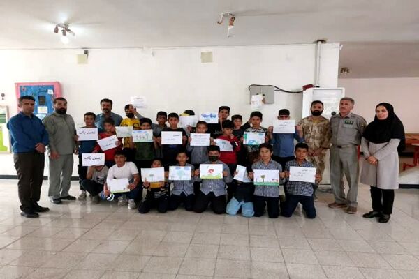 برگزاری ایستگاه نقاشی در کانون پرورش فکری شهرستان باشت