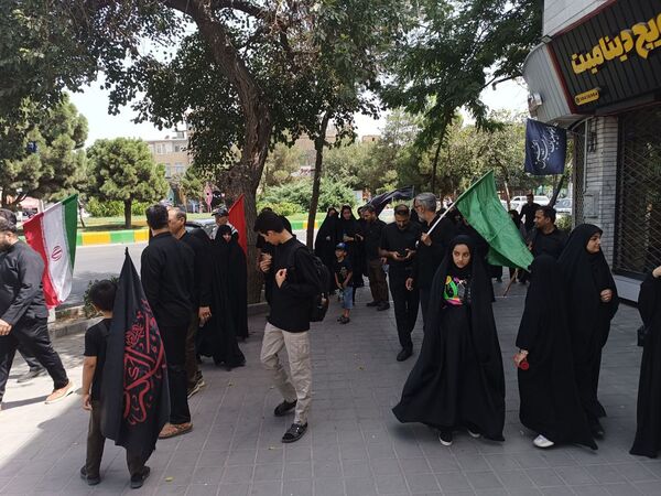  مراسم جاماندگان اربعین در مشهد مقدس