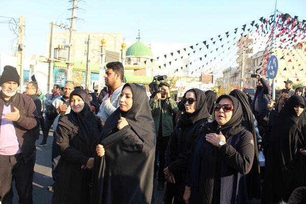 مراسم تشییع پیکر پاک شهدای‌ گمنام در فردیس 