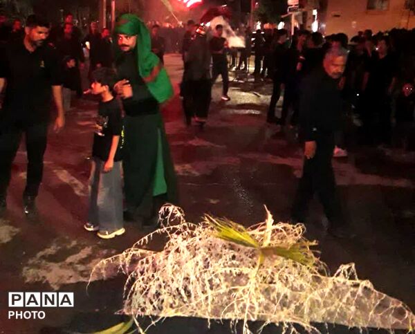 شام غریبان در فدافن نوای عزا در دل روستا