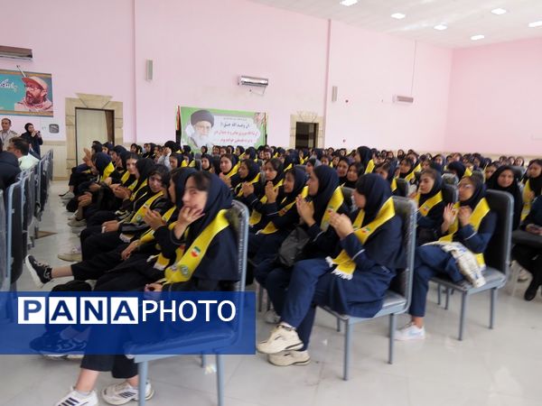 اردوی تمشک دختران بجنورد در اردوگاه شهید چمران 