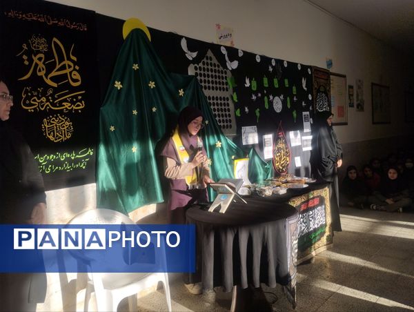 مراسم شهادت حضرت زهرا (س) در دبیرستان رفعت