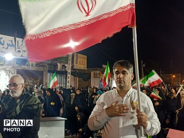 حضوردانش آموزان دراجتماع مردمی رودبارجنوب