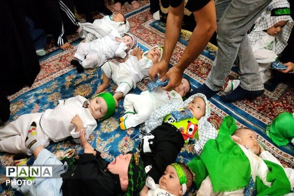 همایش بزرگ شیرخوارگان حسینی در شهر بار نیشابور 