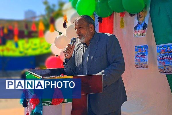 طنین زنگ انقلاب در مدرسه فرزانگان شهرستان باشت